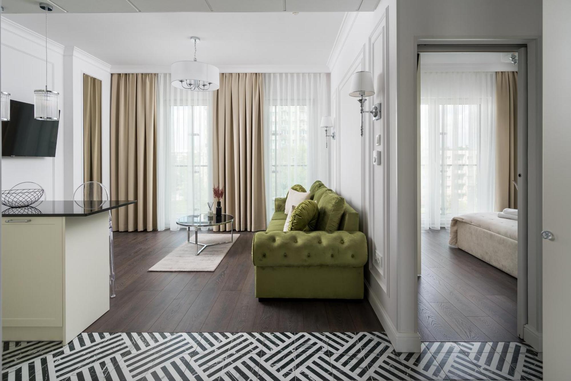 Bright Crystal Premium Apartment Varşovia Exterior foto
