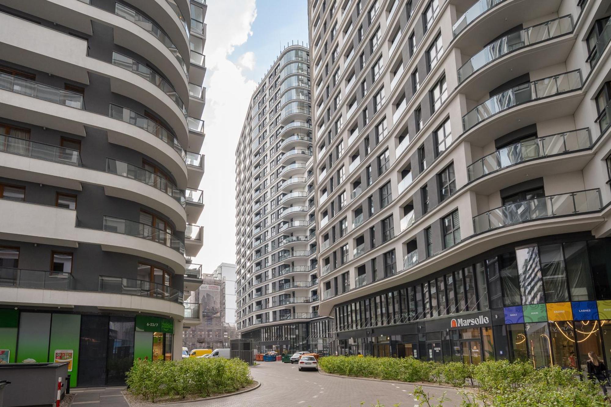 Bright Crystal Premium Apartment Varşovia Exterior foto
